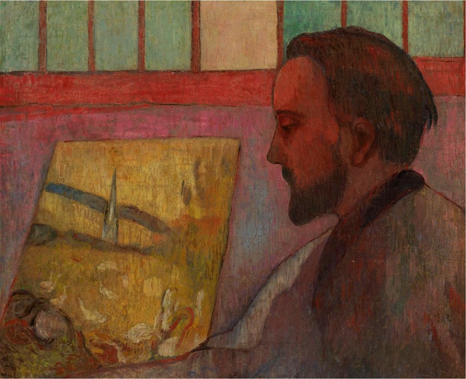 Émile Bernard - Portrait d'Émile Schuffenecker (1888)
