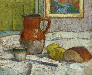 Émile Bernard - Nature morte au pichet et à la tasse (1889)