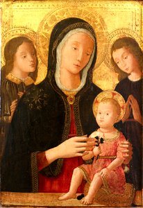 Bernardino Fungai - Vierge, Enfant et deux anges