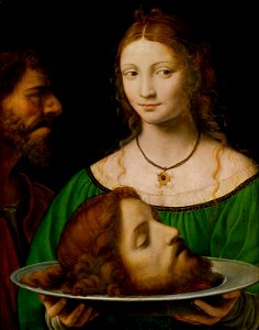 Bernardino Luini, , Kunsthistorisches Museum Wien, Gemäldegalerie - Salome mit dem Haupt Johannes d. Täufers - GG 190 - Kunsthistorisches Museum