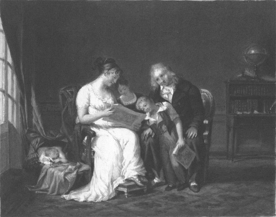 Bernardin de Saint-Pierre and his family (Paul-Michel-Claude Carpentier, after Elizabeth Harvey)