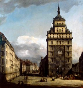 Bernardo Bellotto - The Kreuzkirche in Dresden - WGA01822