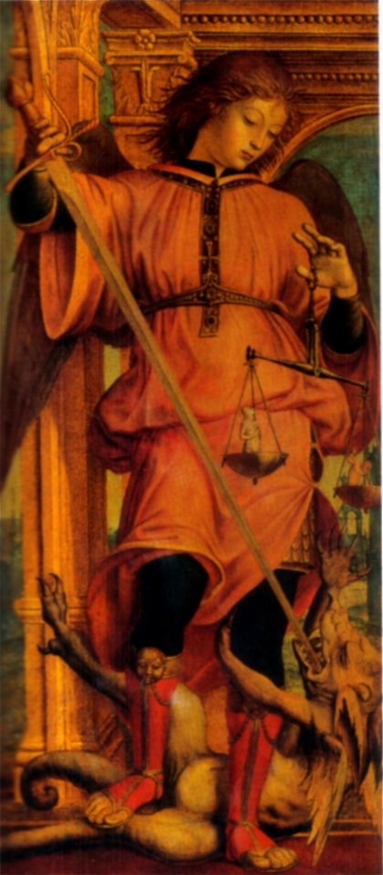 Bernardino zenale, san michele arcangelo