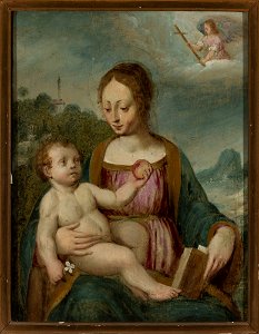 Bernardino Luini - Virgin Mary with Child Jesus - M.Ob.732 MNW - National Museum in Warsaw