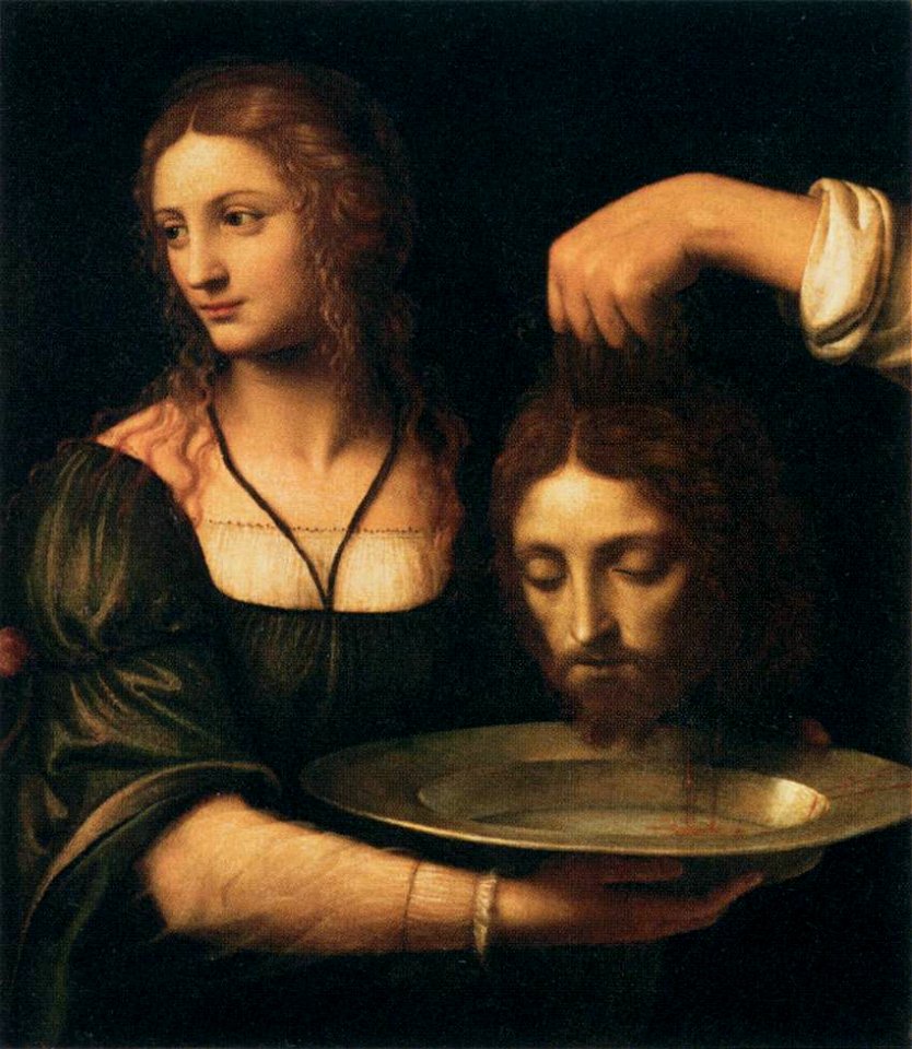 Bernardino Luini - Salome Receiving the Head of St John the Baptist - WGA13771