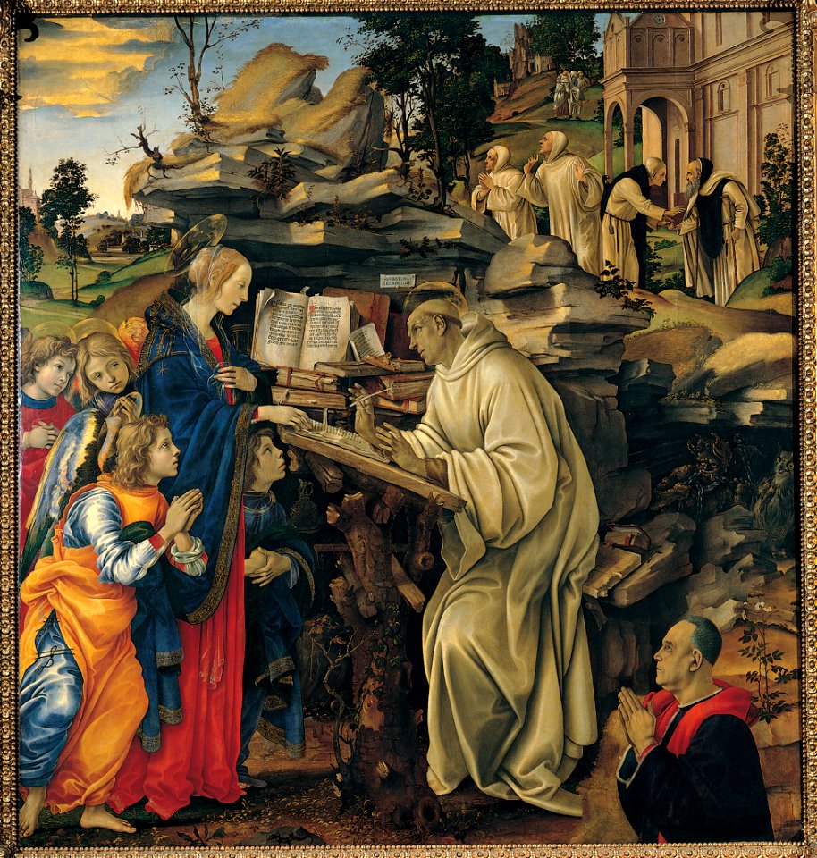 Bernardo claraval filippino lippi