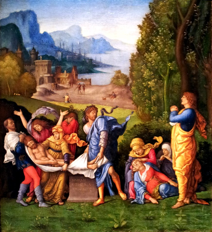 Bernardino Parenzano (onzeker), Bewening van Christus, ca 1500-10 (Bonnefantenmuseum, Maastricht)