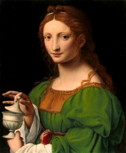 Bernardino Luini - The Magdalen - WGA13766. Free illustration for personal and commercial use.