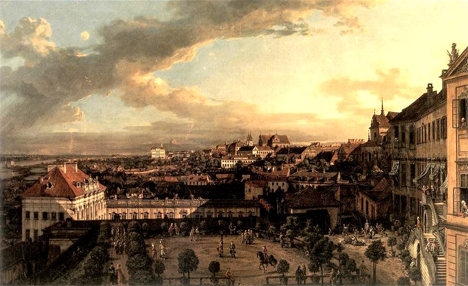 Bernardo Bellotto, il Canaletto - View of Warsaw from the Royal Palace - WGA01842