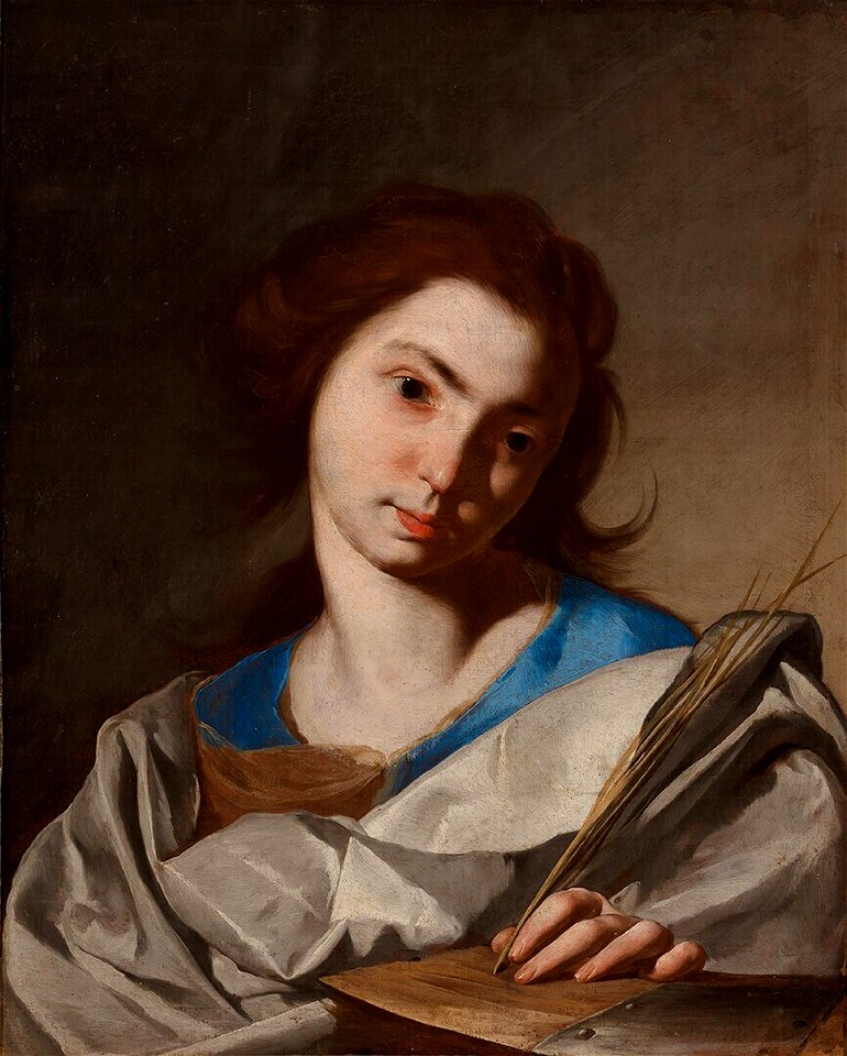 Bernardo Cavallino - De heilige Catharina van Alexandrië - 2899 (OK) - Museum Boijmans Van Beuningen