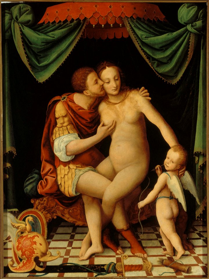 Bernardino Lanino - Mars et Vénus - PPP2567 - Musée des Beaux-Arts de la ville de Paris