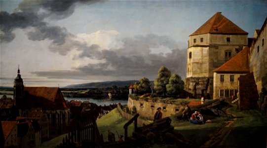 Bernardo Belotto, called Canaletto, 'View of Pirna from the Fortress of Sonnenstein', 1750s, Pushkin Museum, Moscow