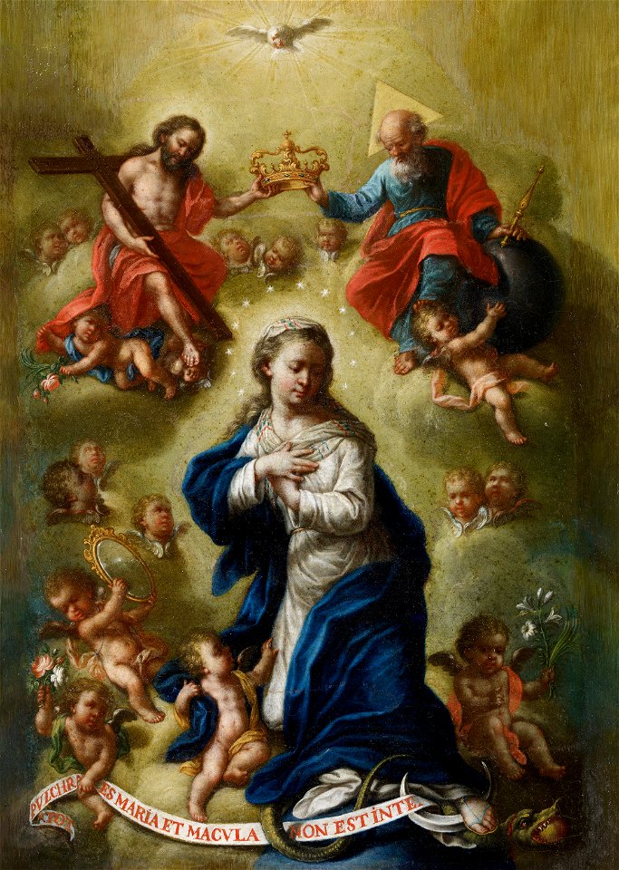 Bernardo Germán Llorente The Coronation of the Virgin
