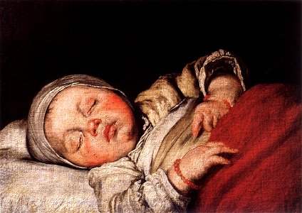 Bernardo Strozzi - Sleeping Child - WGA21930