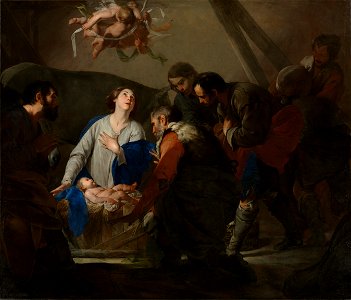 Bernardo Cavallino - Adoration of the Shepherds - 1968.100 - Cleveland Museum of Art