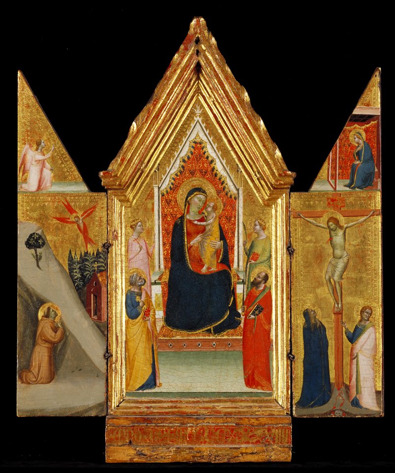 Bernardo Daddi - Madonna and Child Enthroned with Saints - 34.20 - Minneapolis Institute of Arts