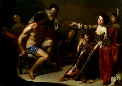 Bernardo Cavallino - Hercules and Omphale - Google Art Project