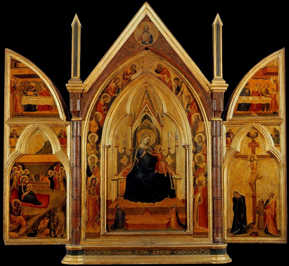 Bernardo Daddi - Triptych - WGA05851