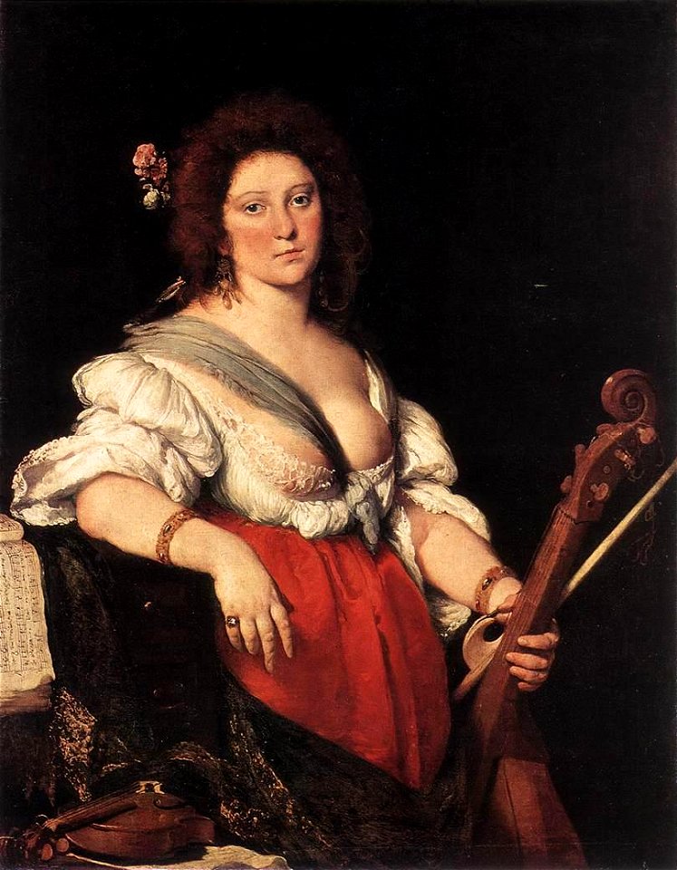 Bernardo Strozzi - Gamba Player - WGA21921