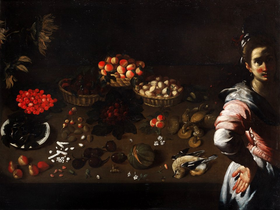 Bernardo Strozzi Stillleben mit Dienstmagd