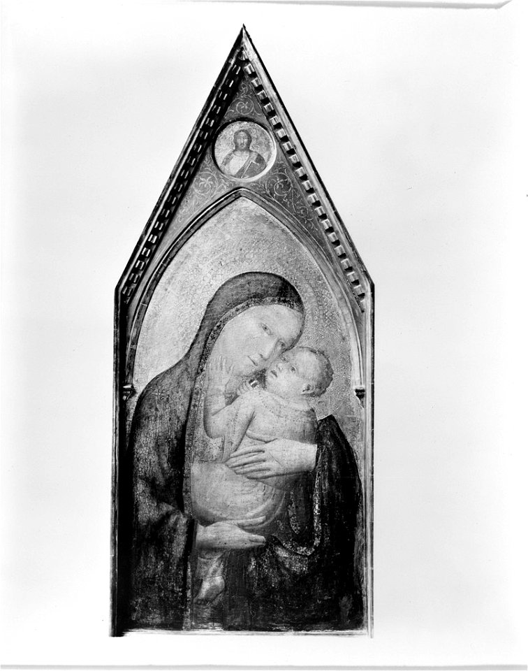 Bernardo Daddi - The Virgin and Child, with Christ Blessing - 1923.35 - Fogg Museum