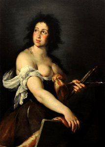 Bernardo Strozzi - Allegory of painting. Free illustration for personal and commercial use.