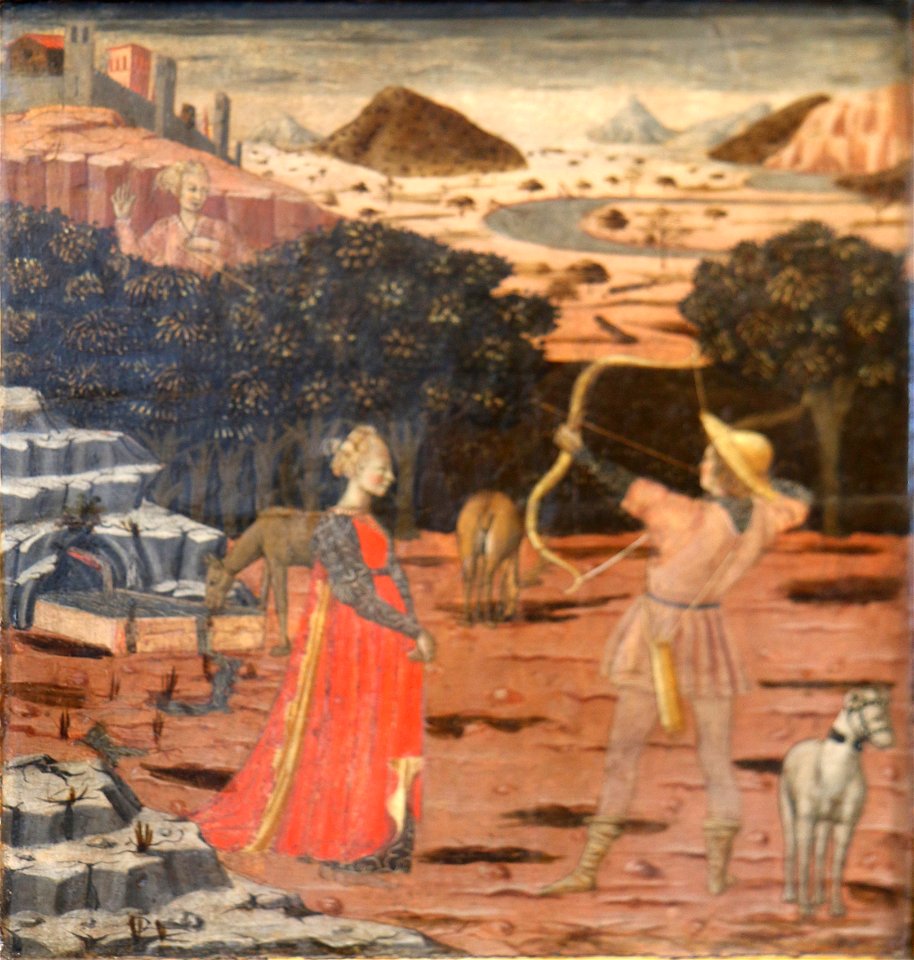 Bernardo di Stefano Rosselli - La mort de Procris