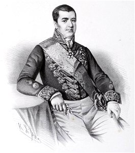 Bernardo Pereira de Vasconcellos - Litografia (cropped)