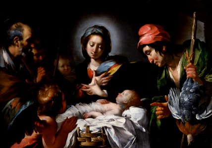 Bernardo Strozzi - Adoration of the Shepherds - Google Art Project