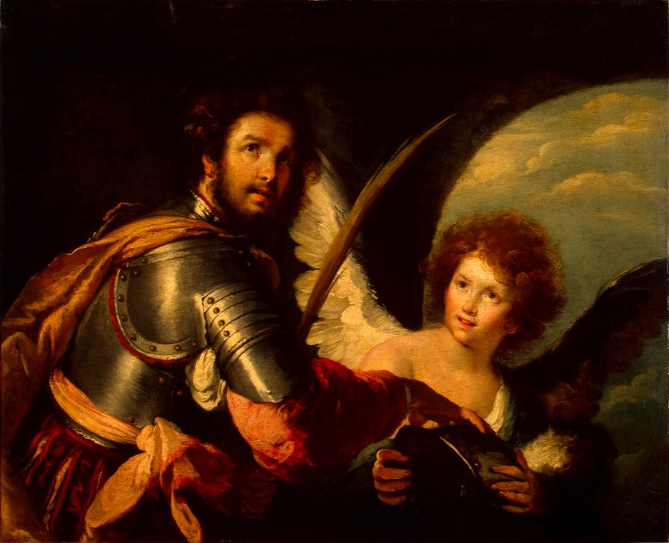 Bernardo Strozzi - St Secundus and the Angel