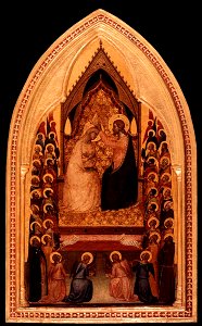 Bernardo Daddi - Coronation of the Virgin - WGA05854