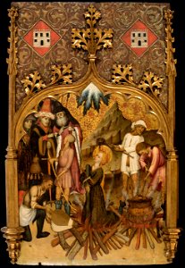 Bernat Martorell - Martyrdom of Saint Lucy - Google Art Project