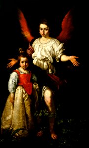 Bernardo Strozzi - The Guardian Angel - 76.256 - Museum of Fine Arts