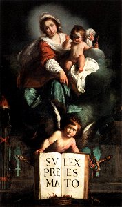 Bernardo Strozzi - The Madonna of Justice - WGA21908. Free illustration for personal and commercial use.