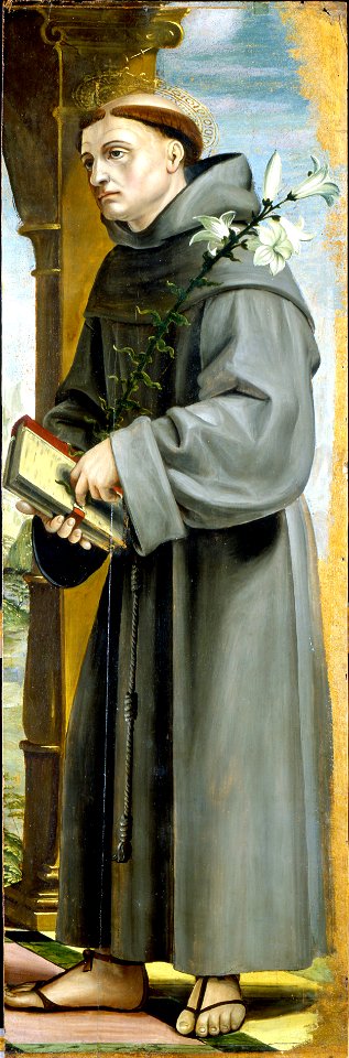 Bernardo Zenale - Saint Anthony of Padua - Google Art Project