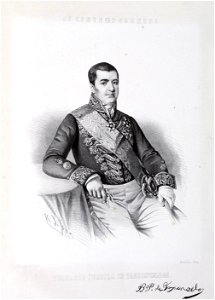 Bernardo Pereira de Vasconcellos - Litografia
