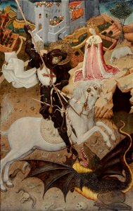 Bernat Martorell - Saint George Killing the Dragon - Google Art Project