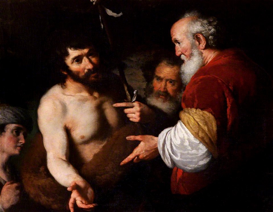 Bernardo Strozzi (1581-1644) - Saint John the Baptist Interrogated about Christ - 108873 - National Trust