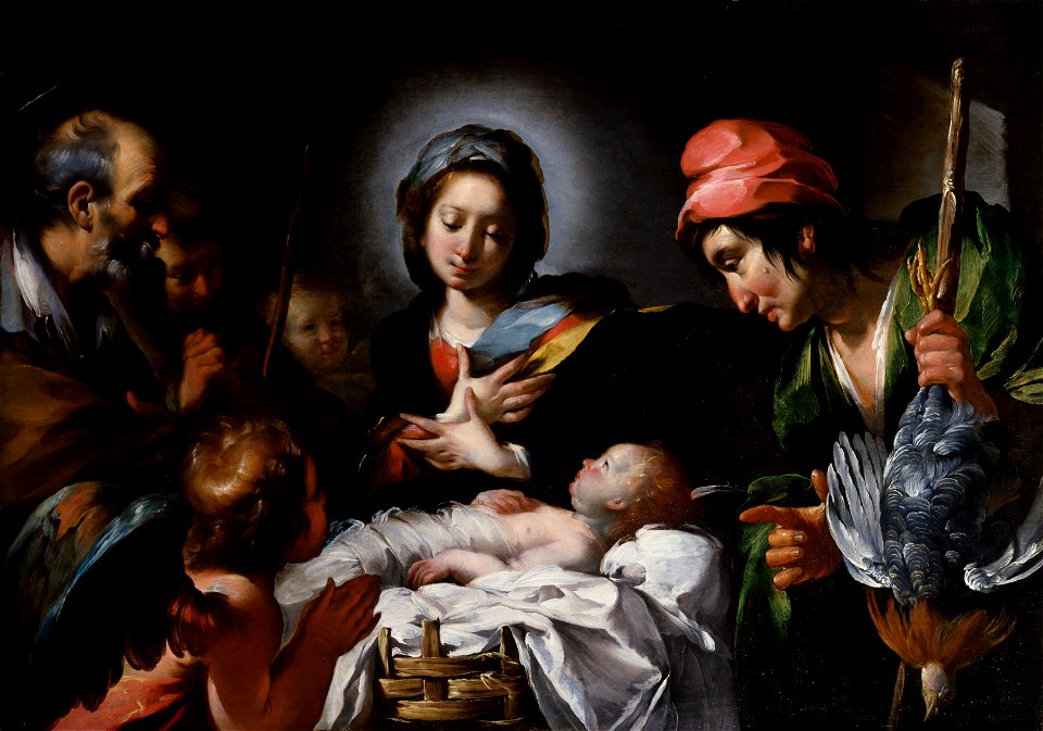 Bernardo Strozzi - Adoration of the Shepherds - Walters 37277