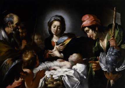 Bernardo Strozzi - Adoration of the Shepherds - Walters 37277