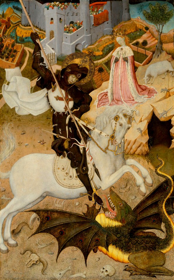 Bernat Martorell - Saint George and the Dragon - 1933.786 - Art Institute of Chicago