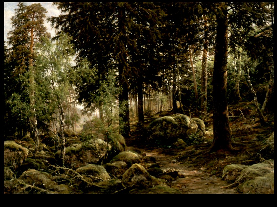 Berndt Lindholm - Metsänsisusta - A II 1536 - Finnish National Gallery