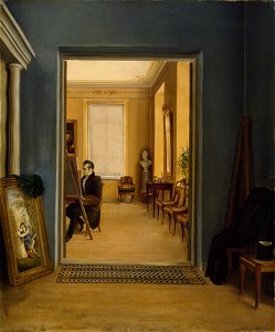 Berndt Godenhjelm - Self-Portrait in a St. Petersburg Studio