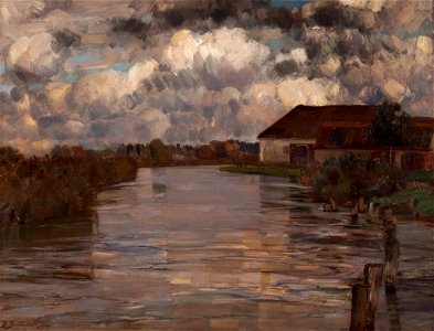 Bernhard Buttersack Herbst an der Amper 1909