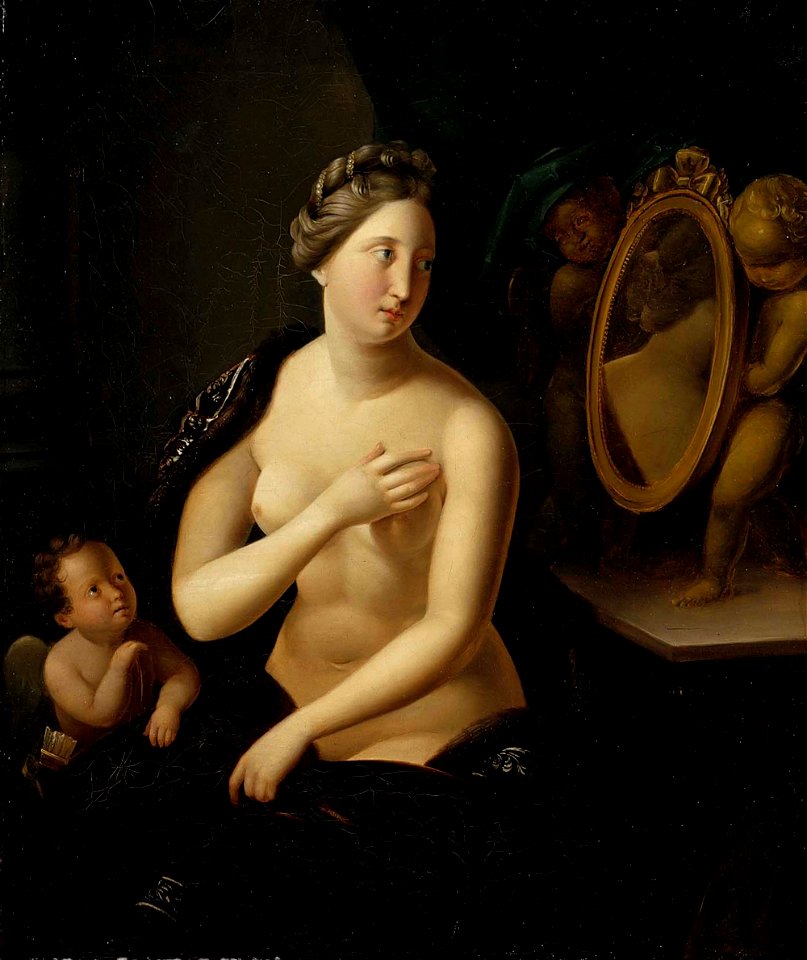 Berndt Godenhjelm - Woman Looking in the Mirror