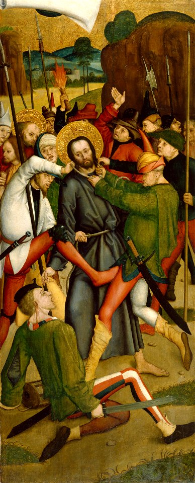Bernhard Strigel - The Arrest of Christ - Walters 37666