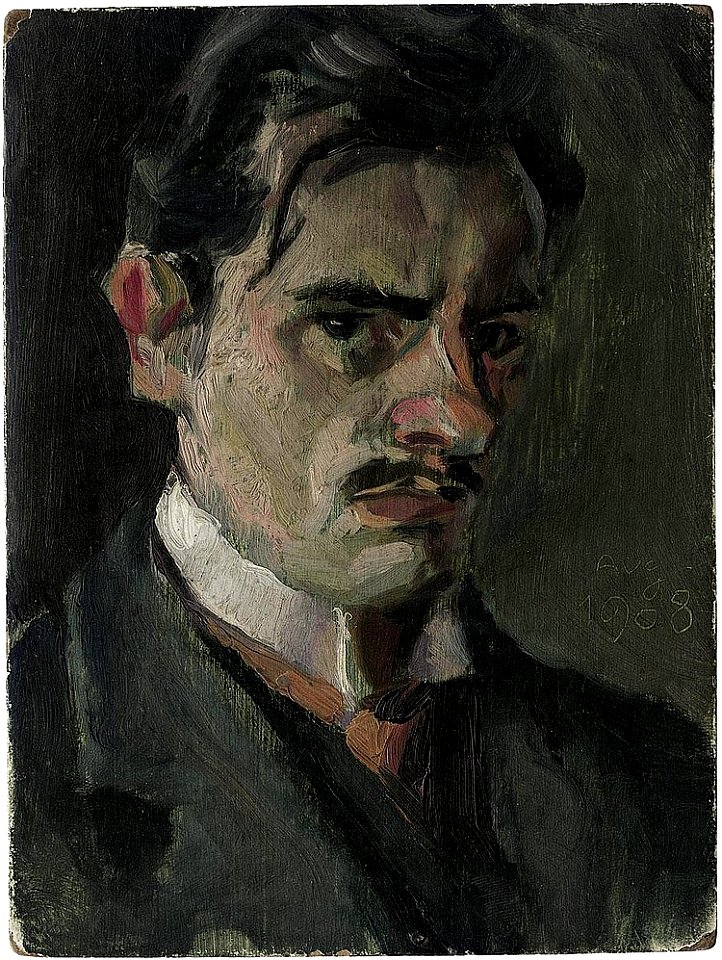 Bernhard Hasler - Selbstportrait, 1908