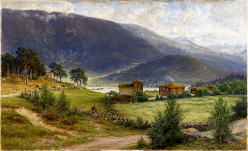 Berndt Lindholm - Norwegian Landscape - A II 931 - Finnish National Gallery