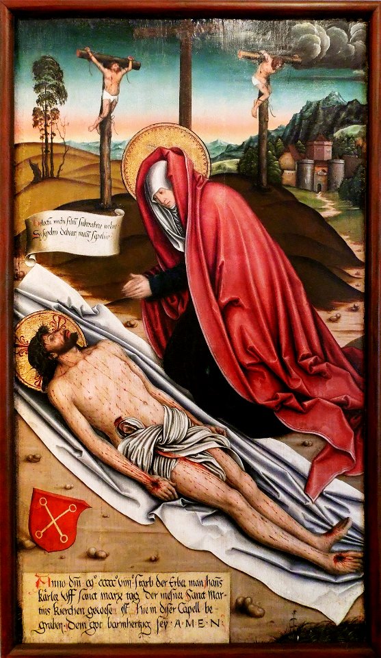 Bernhard Strigel, Beweinung Christi (1509, Museum Memmingen)