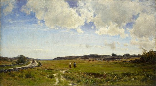 Berndt Lindholm - View from Hisingen near Gothenburg - A I 179 - Finnish National Gallery